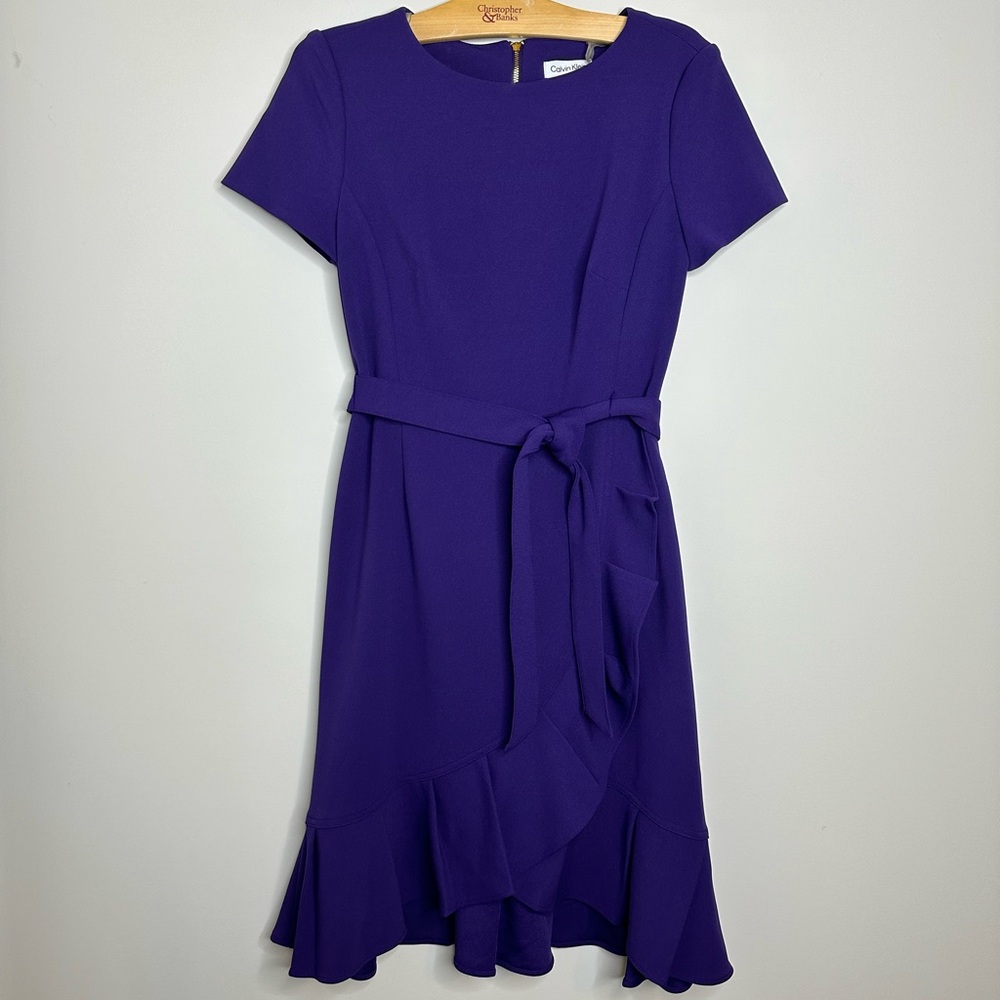 Royal Purple Calvin Klein Dress